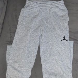 Grey Jordan Youth Sweatpants
